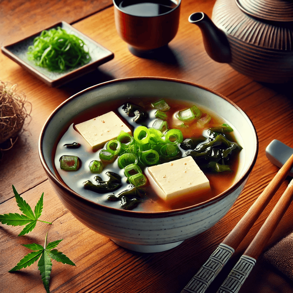 A bowl of miso.