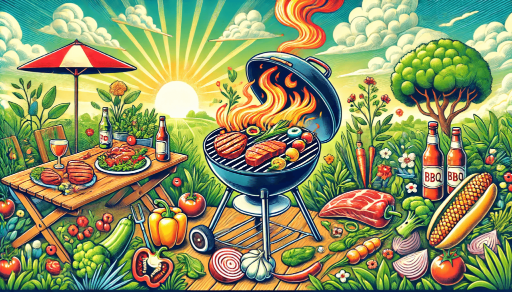 An illustration of a BBQ.